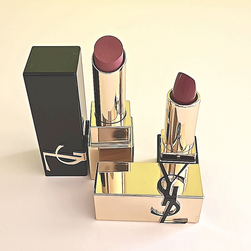 YSL Lipsticks Bold and Brick, rosy and daring rust red